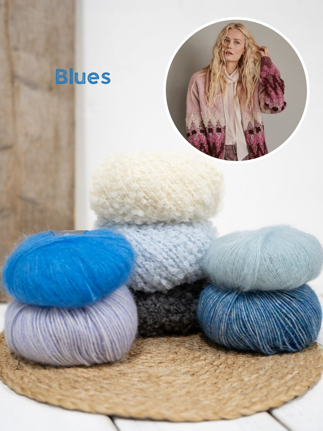 Strickpaket Natural Alpaca Pelo Orsetto Silkhair Jacke