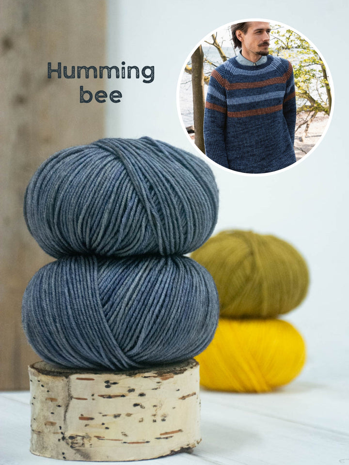 Strickpaket Cool Wool Vintage Streifenpullover für Herren