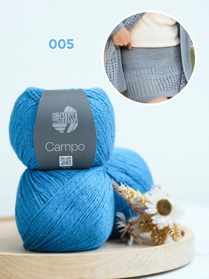 Strickpaket Campo Rock mit Ajourmuster