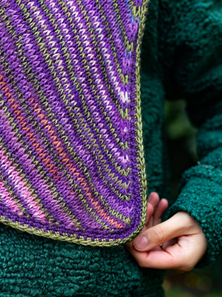 Tunesisches Häkelpaket Lavender Scarf – Studio Hook & Yarn