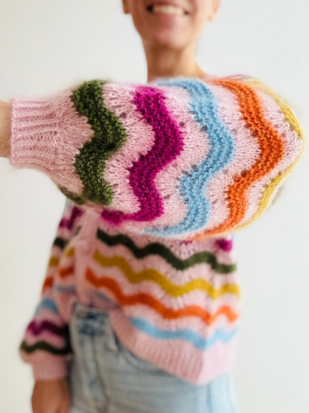 Strickpaket Jean Cardigan - Kolibri by Johanna