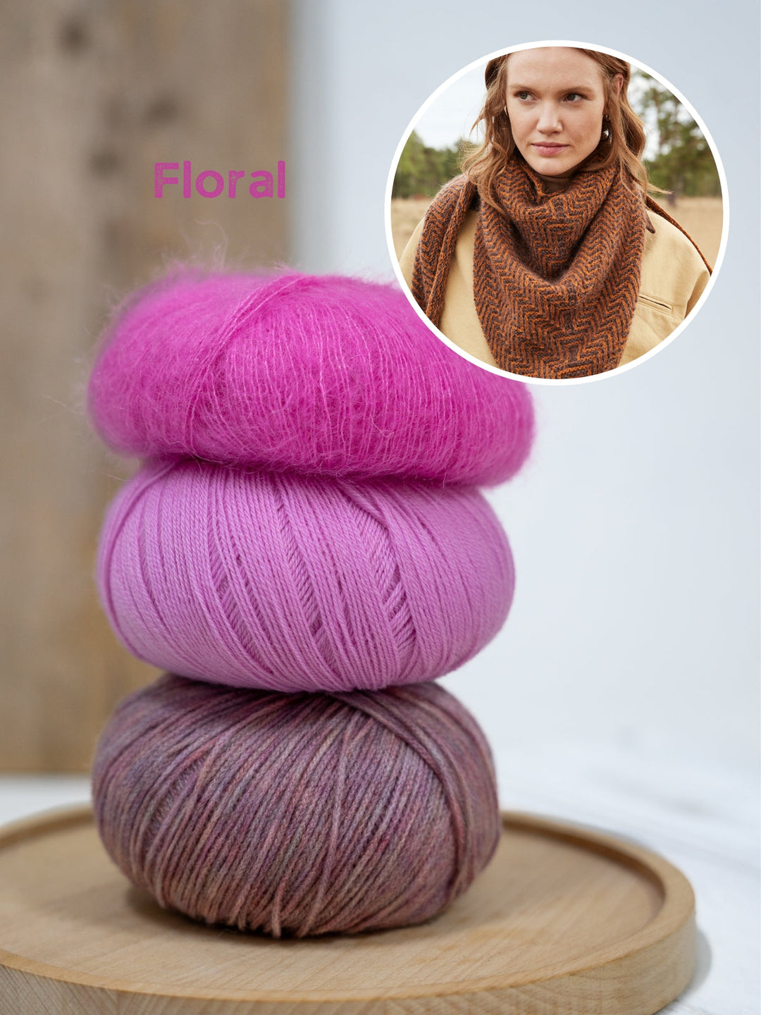 Strickpaket Cashmere 16 Fine Silkhair Cool Wool Lace Dreieckstuch