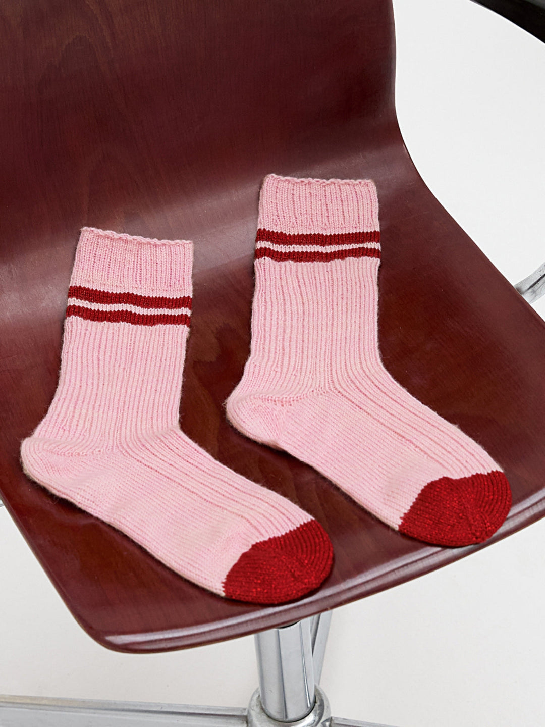 Strickpaket Festliche Glitzersocken