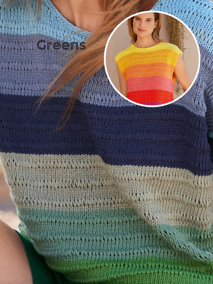 Strickpaket Tessera Streifentop