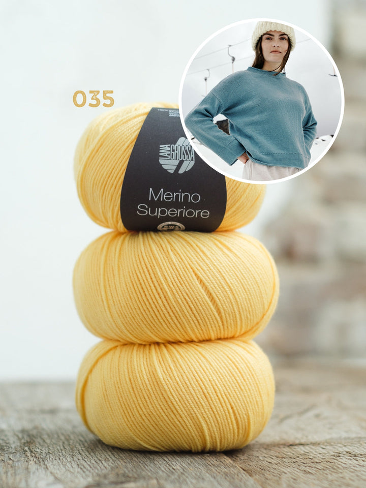 Strickpaket Merino Superiore Pullover