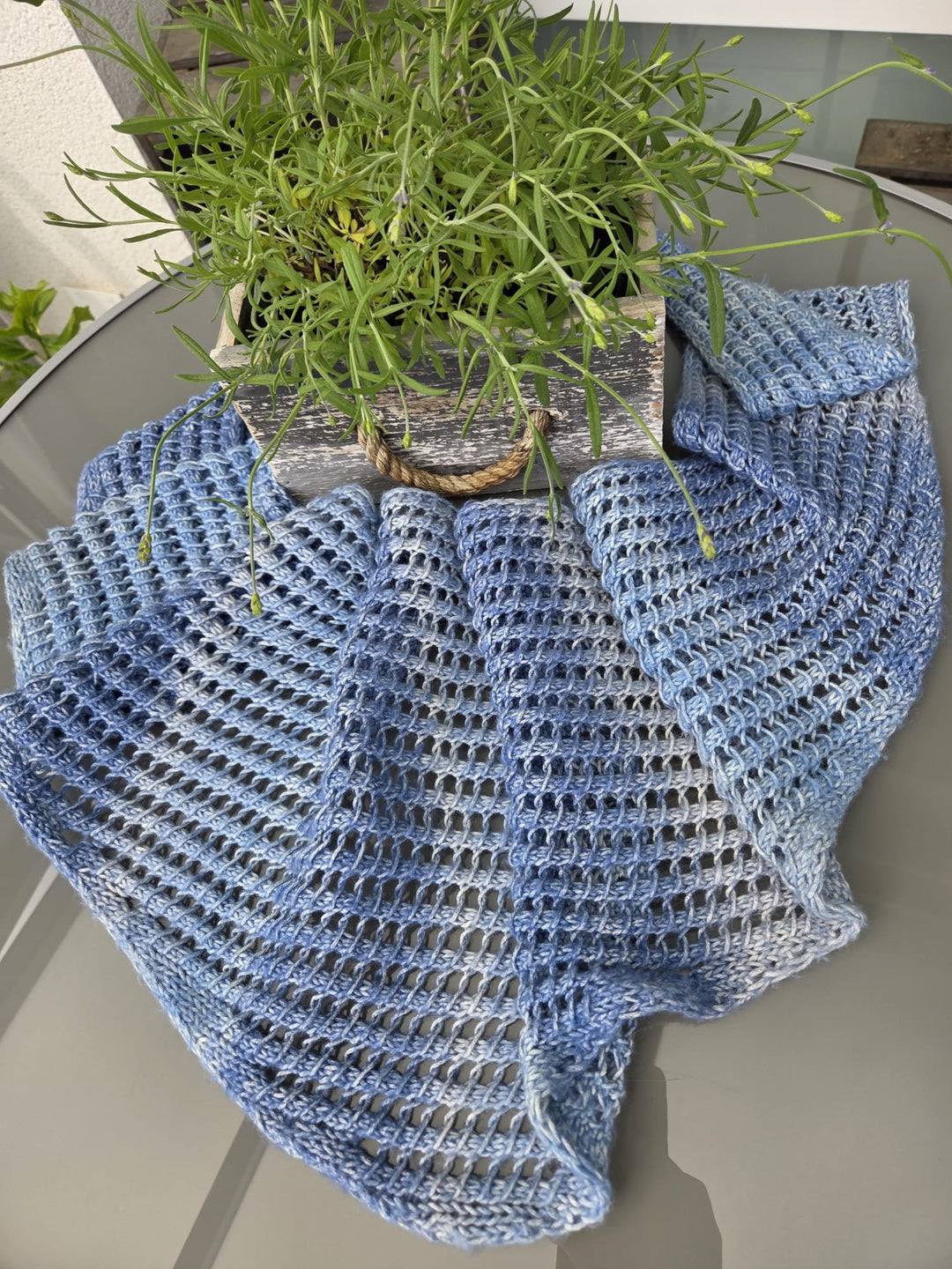 Strickpaket Lizas Tuch Open Lines - Gomitolo Mambo