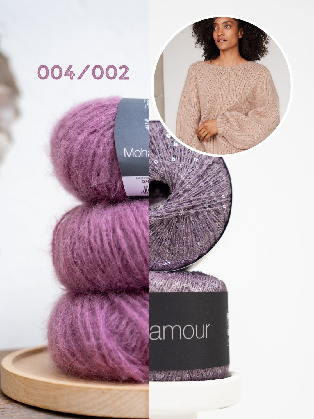 Strickpaket Mohair Di Gio Glamour Pullover