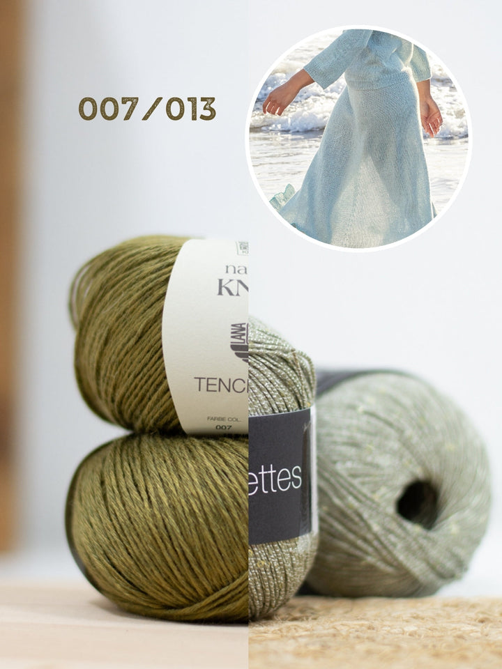 Strickpaket Tencellino Filo Paillettes Rock