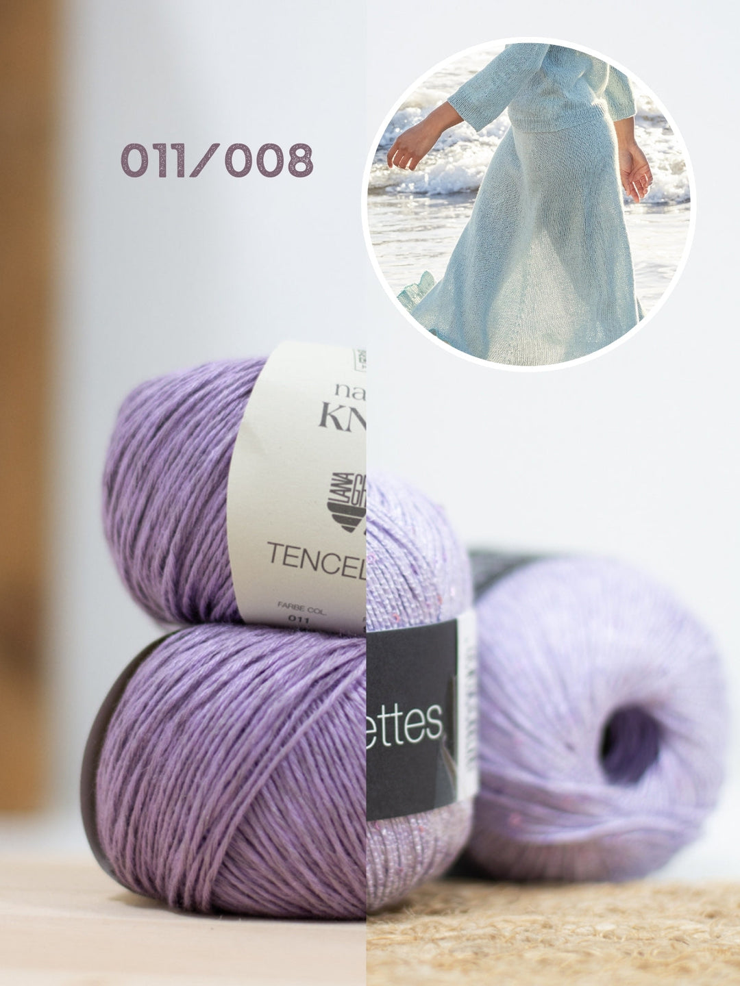 Strickpaket Tencellino Filo Paillettes Rock