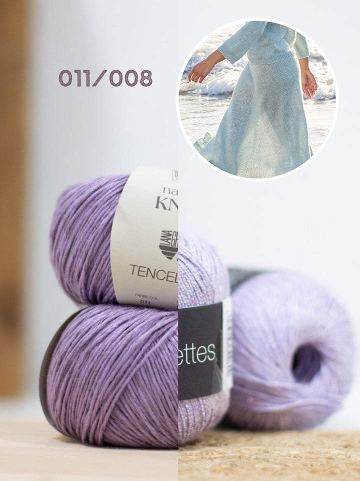 Strickpaket Tencellino Filo Paillettes Rock