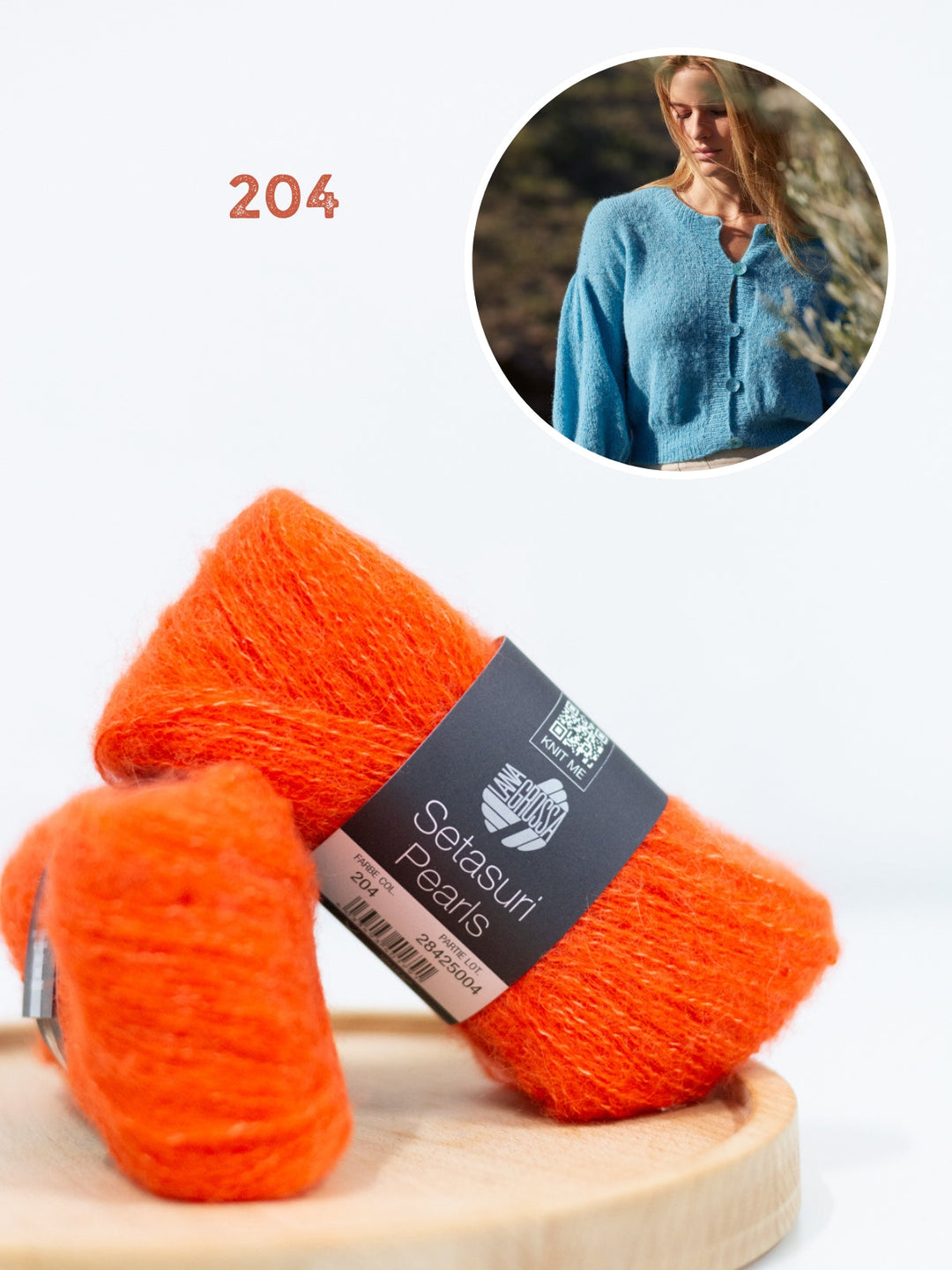 Strickpaket Setasuri Pearls Jacke Top Down