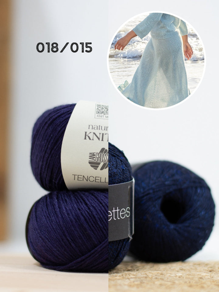 Strickpaket Tencellino Filo Paillettes Rock