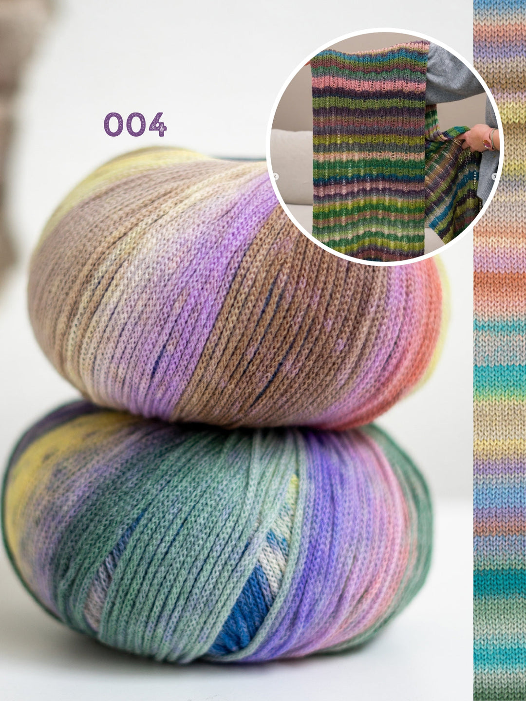 Strickpaket Fallmaschen-Schal – Farfalla – Tanja Steinbach