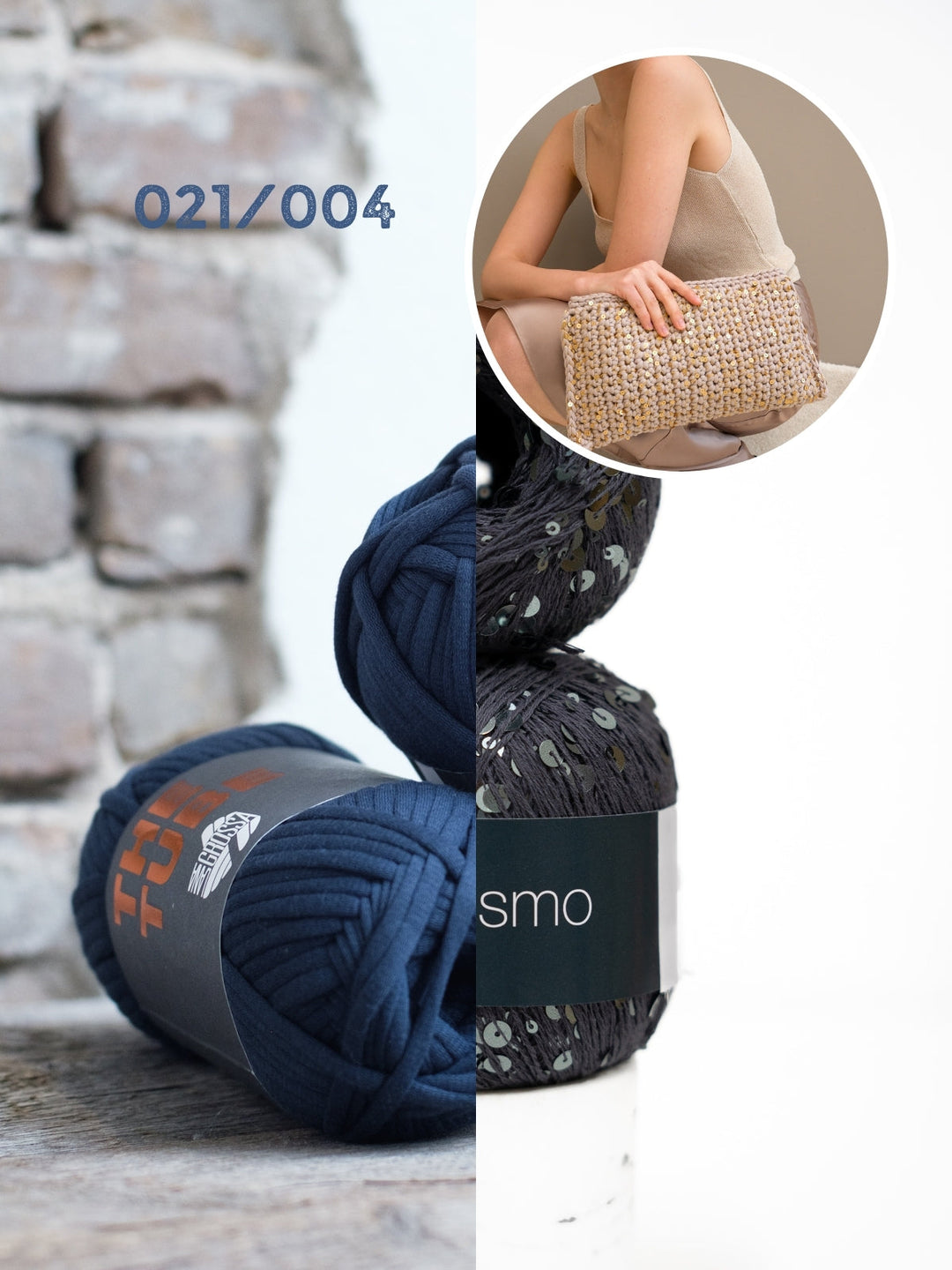 Häkelpaket The Tube Cosmo Clutch