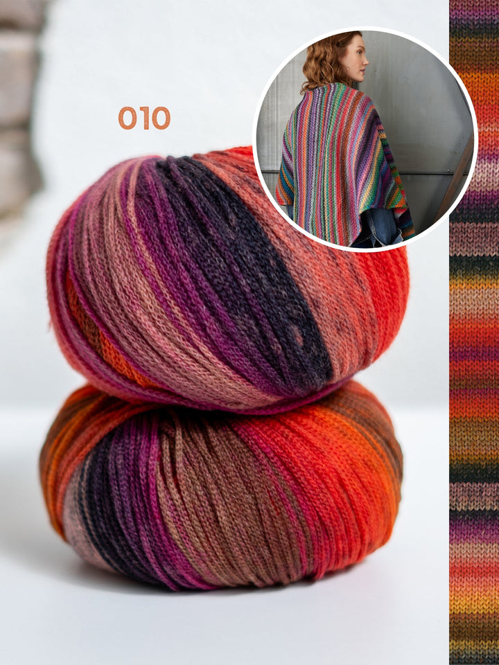 Strickpaket Farfalla Dreieckstuch