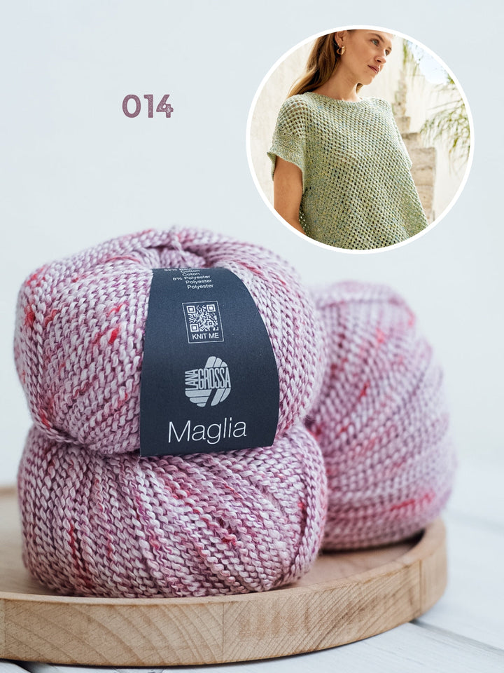 Strickpaket Maglia Ajour-Top