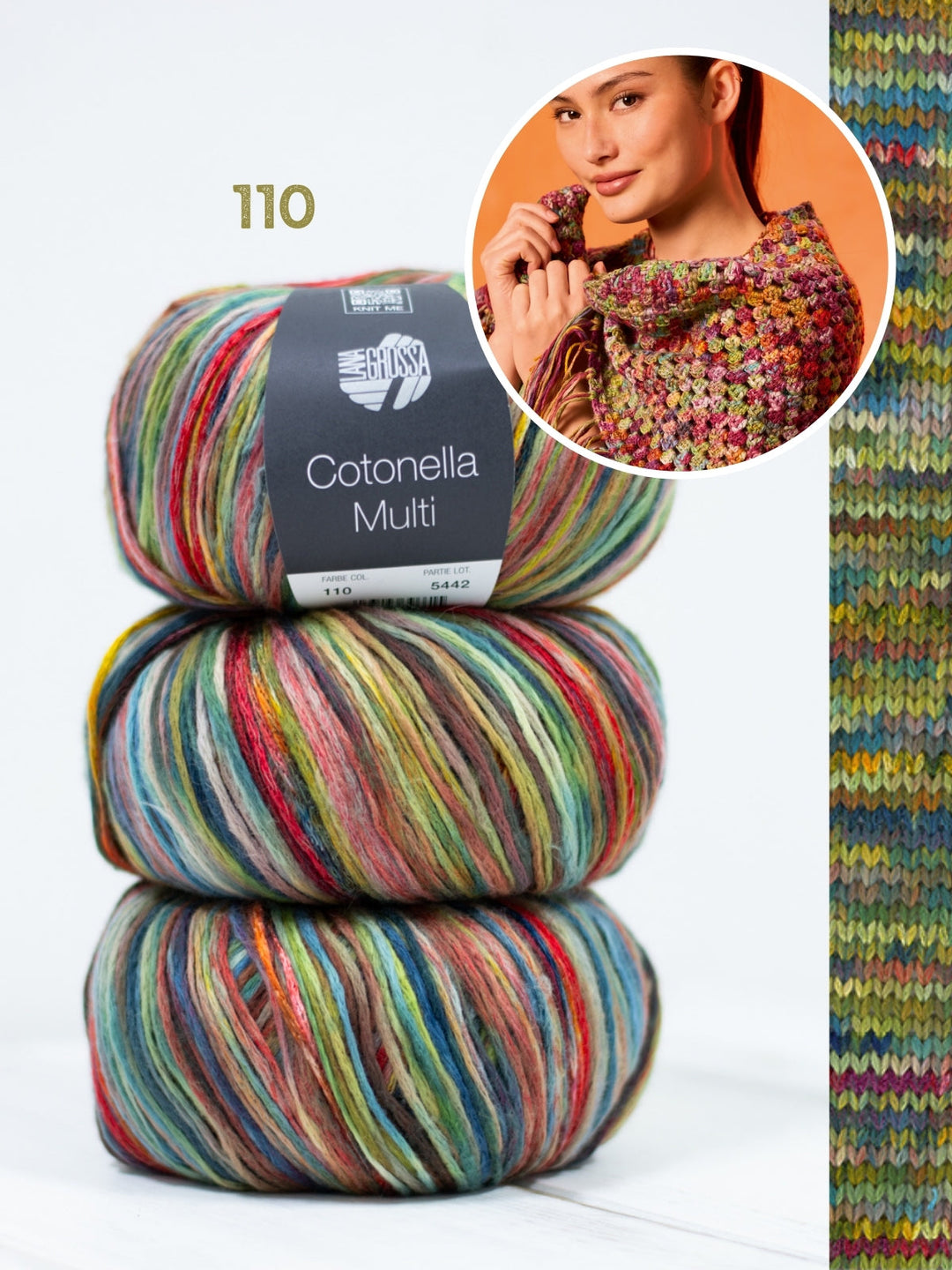 Häkelpaket Cotonella Multi Dreieckstuch
