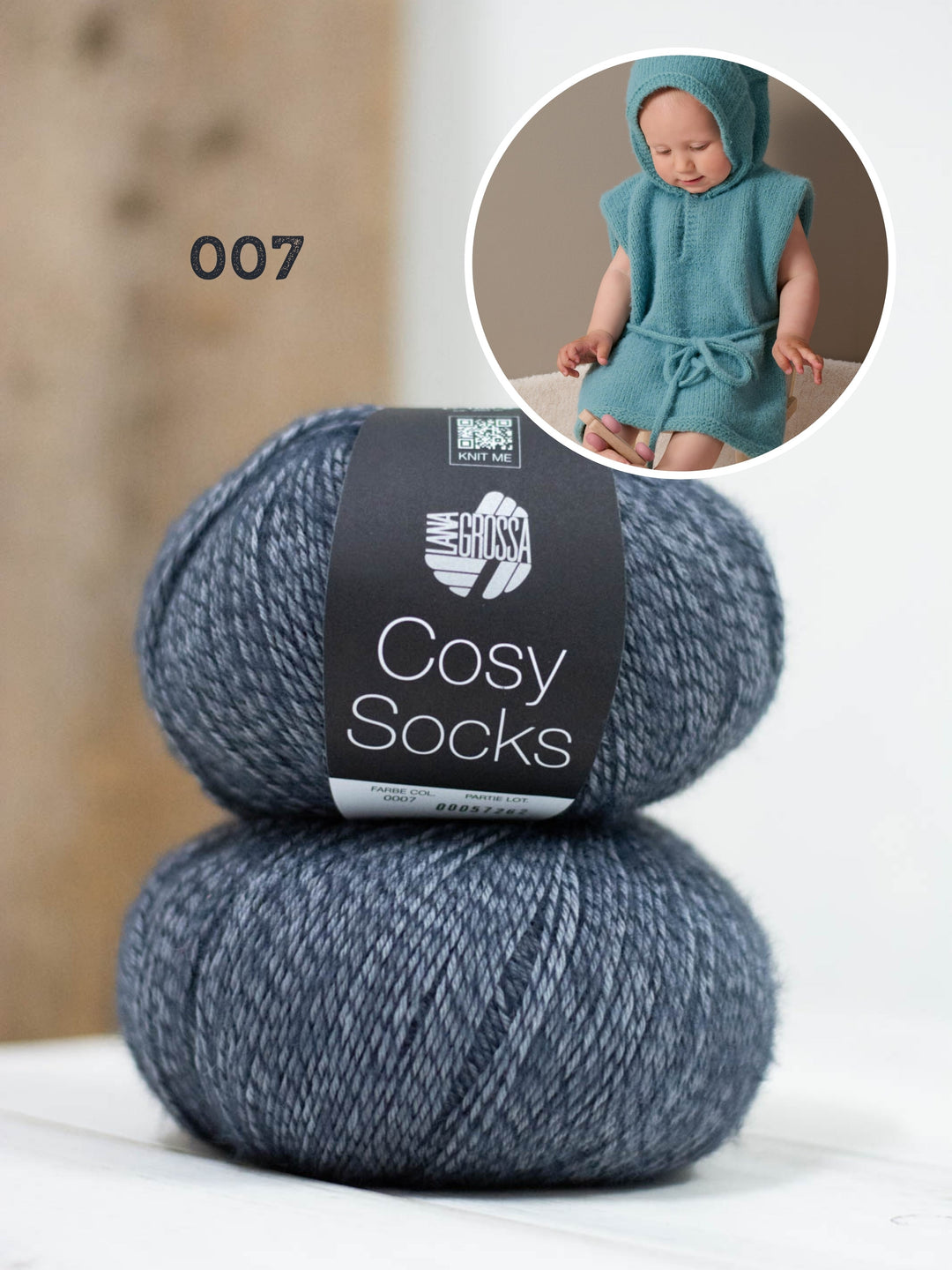 Strickpaket Cosy Socks Badecape