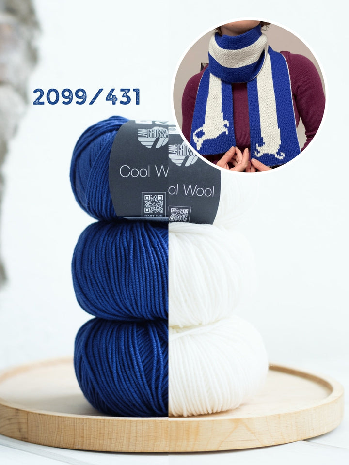 Strickpaket Sausage Dog Scarf - Devout Hand