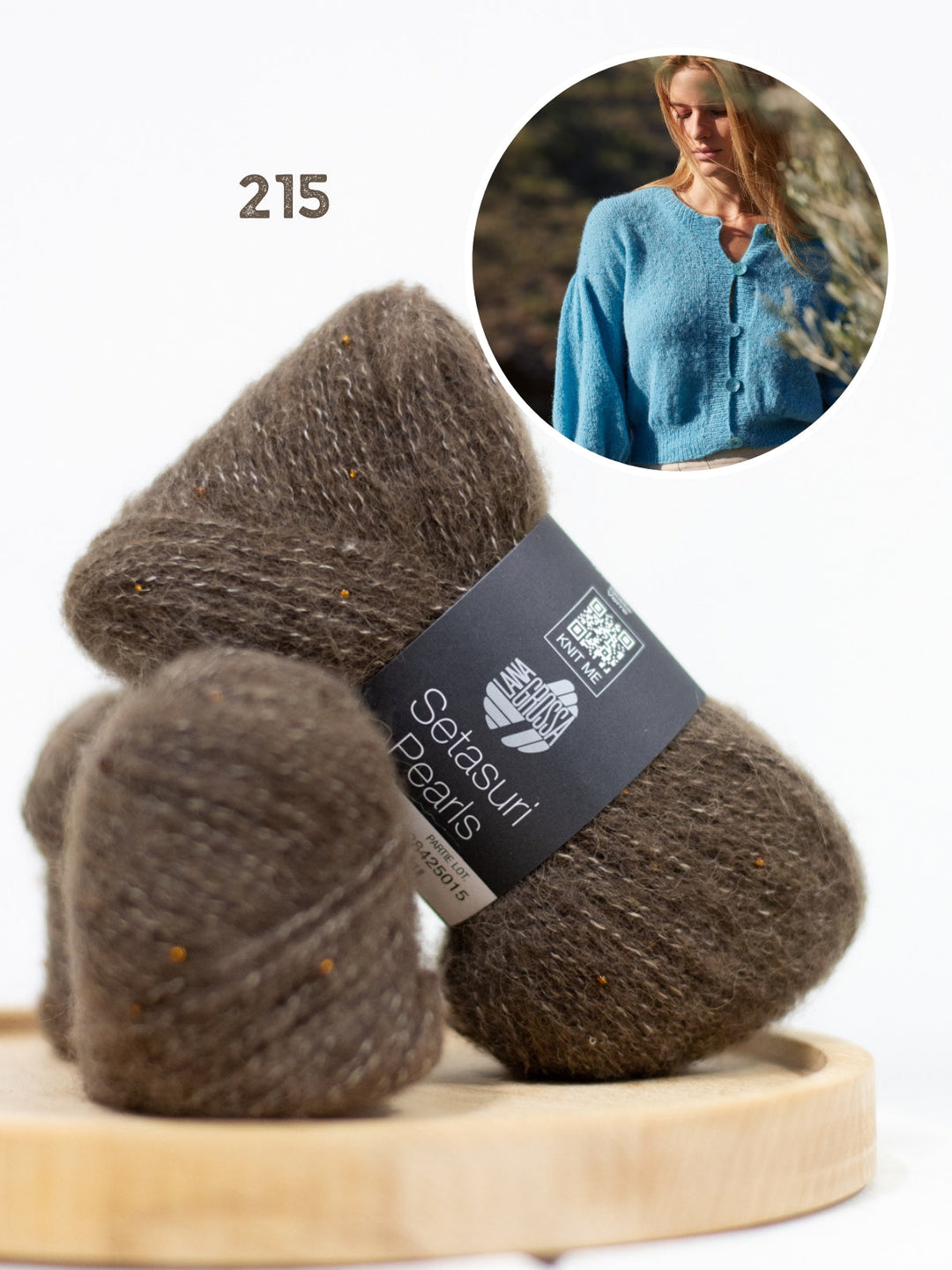Strickpaket Setasuri Pearls Jacke Top Down