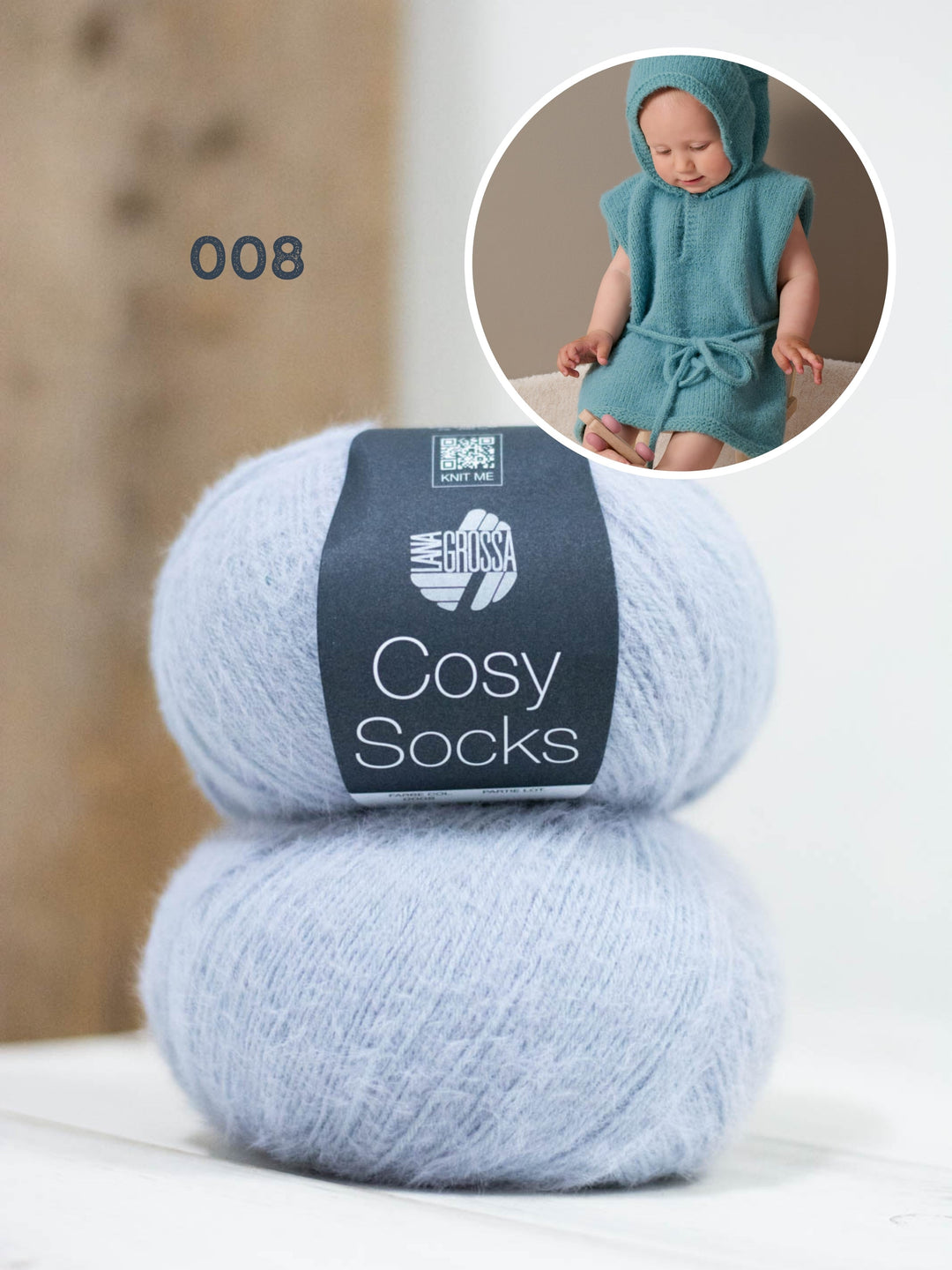 Strickpaket Cosy Socks Badecape