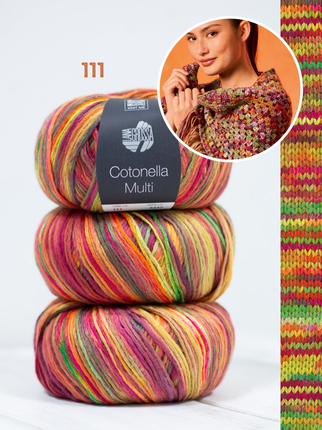 Häkelpaket Cotonella Multi Dreieckstuch