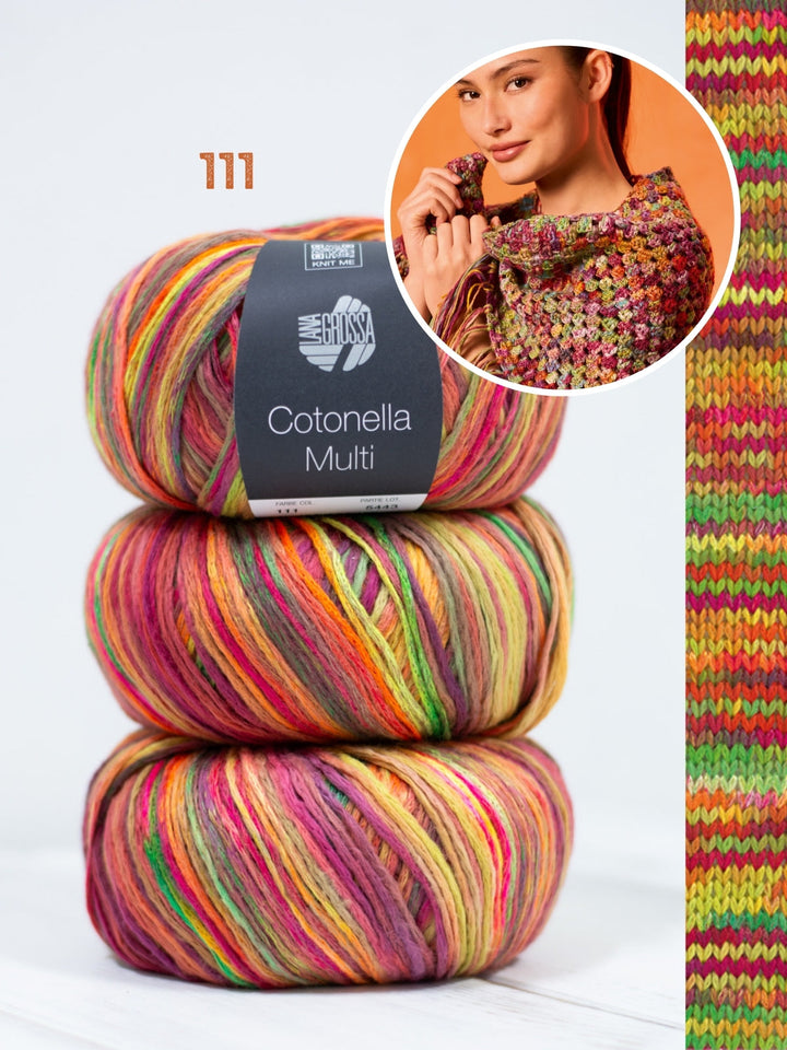 Häkelpaket Cotonella Multi Dreieckstuch