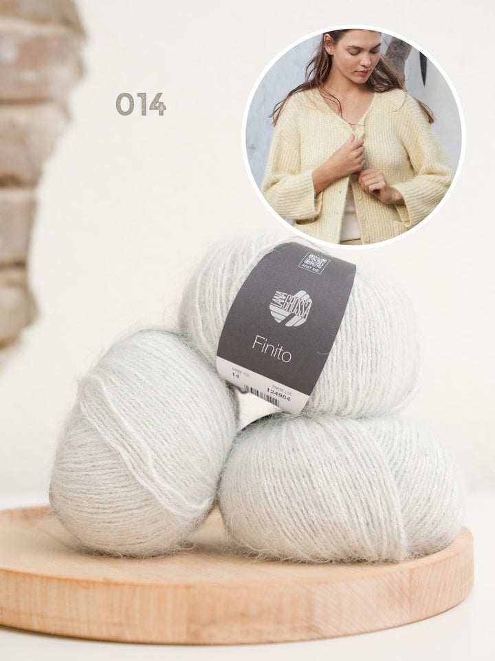 Strickpaket Finito Jacke mit Taschen