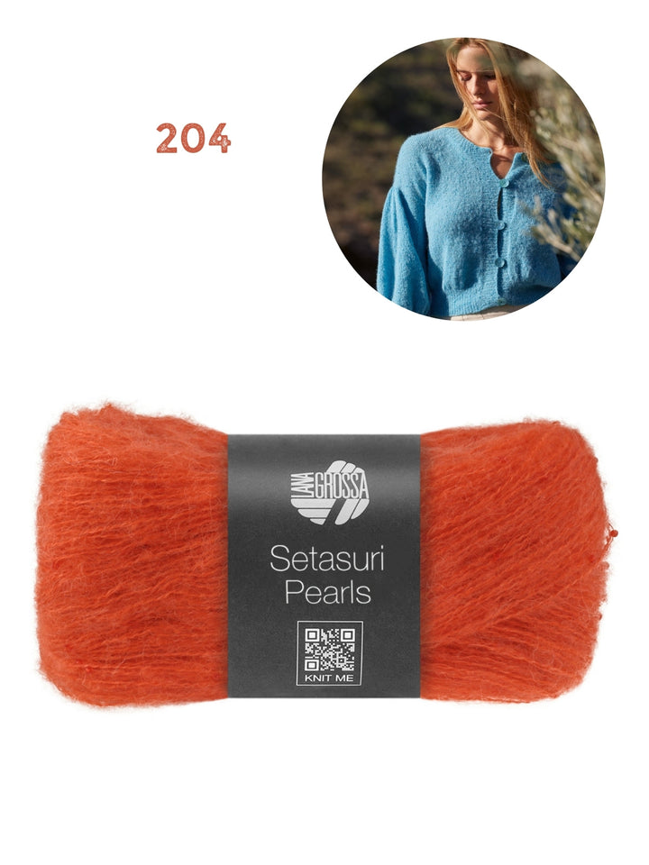 Strickpaket Setasuri Pearls Jacke Top Down