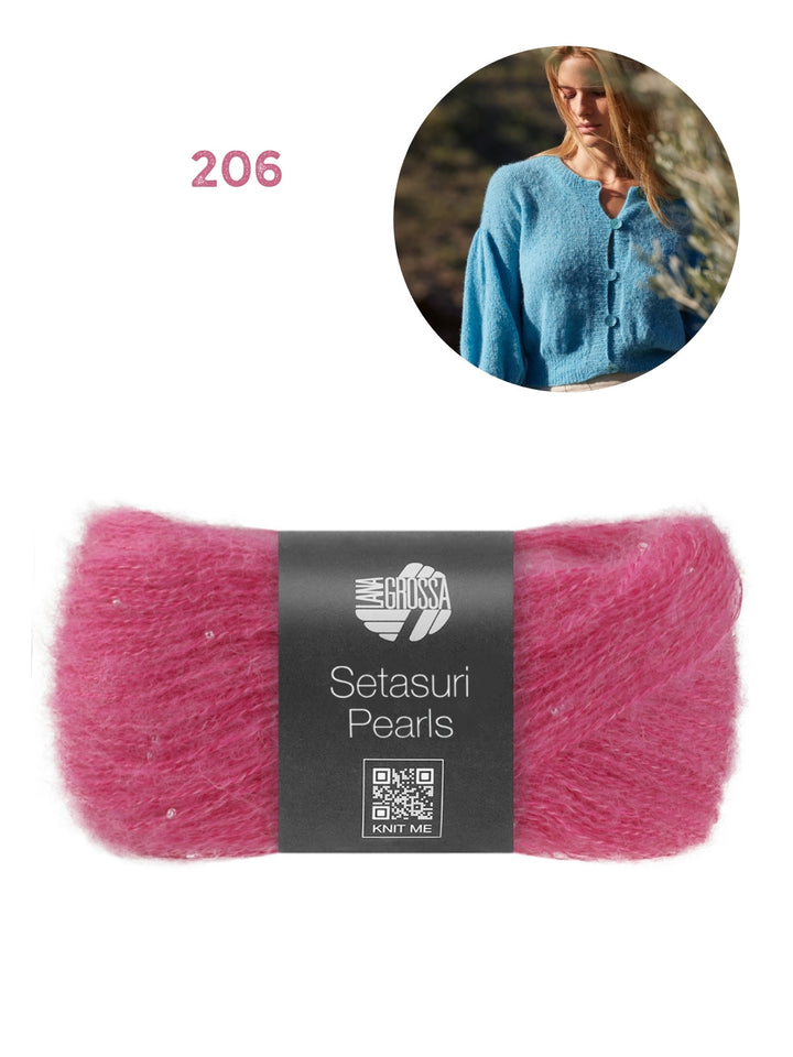 Strickpaket Setasuri Pearls Jacke Top Down