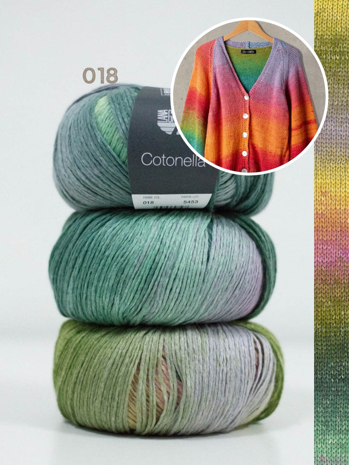 Strickpaket Cotonella Raglanjacke