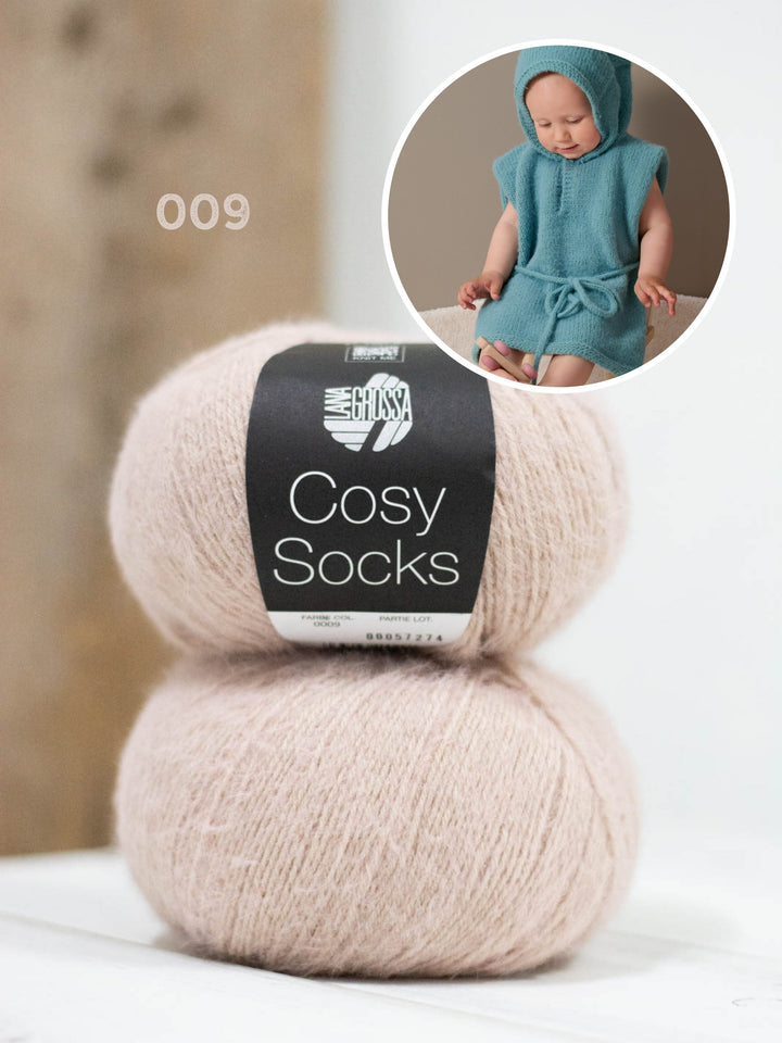 Strickpaket Cosy Socks Badecape