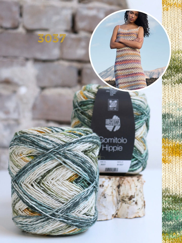 Häkelpaket Gomitolo Hippie Kleid