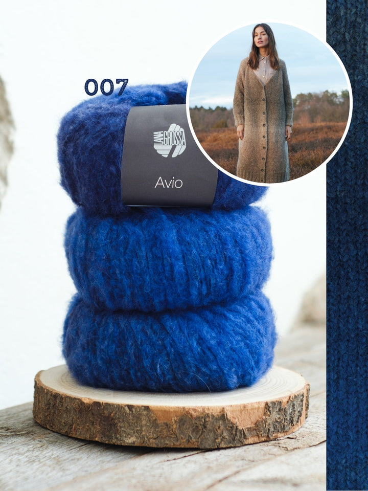 Strickpaket Avio Raglan Mantel