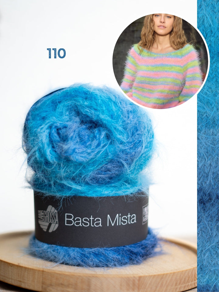 Strickpaket Basta Mista Raglanpullover - Top-down