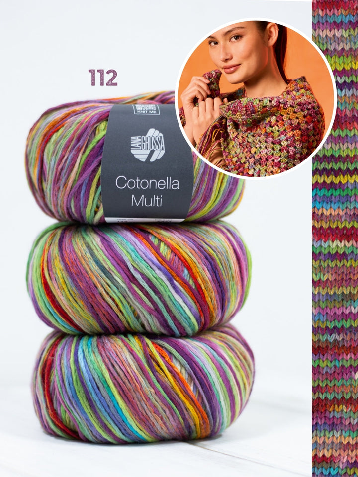 Häkelpaket Cotonella Multi Dreieckstuch