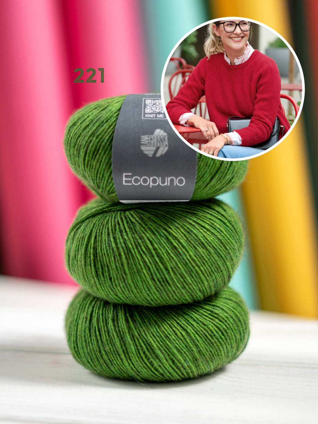 Strickpaket Classy Raglan Sweater - Ecopuno