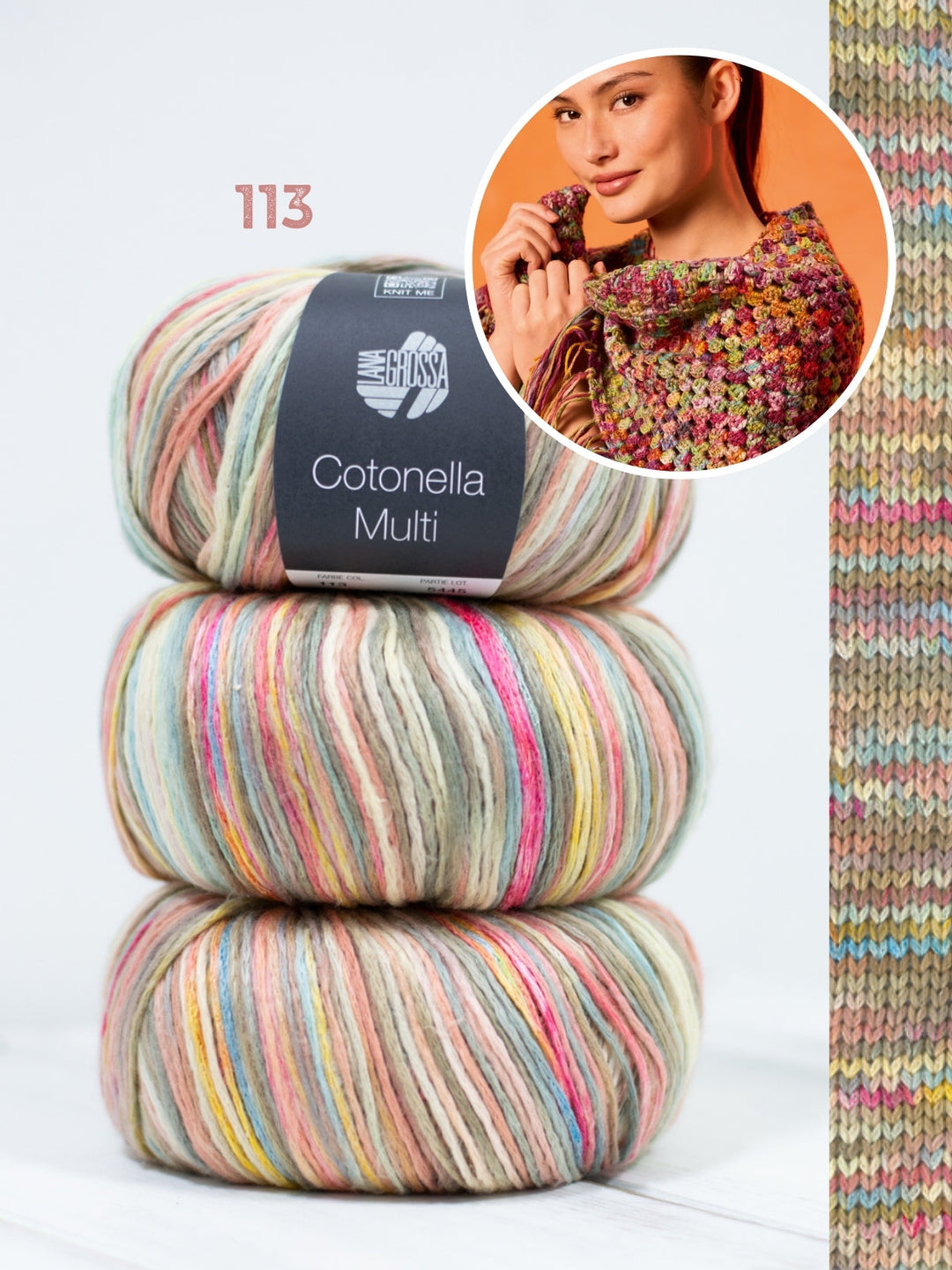 Häkelpaket Cotonella Multi Dreieckstuch