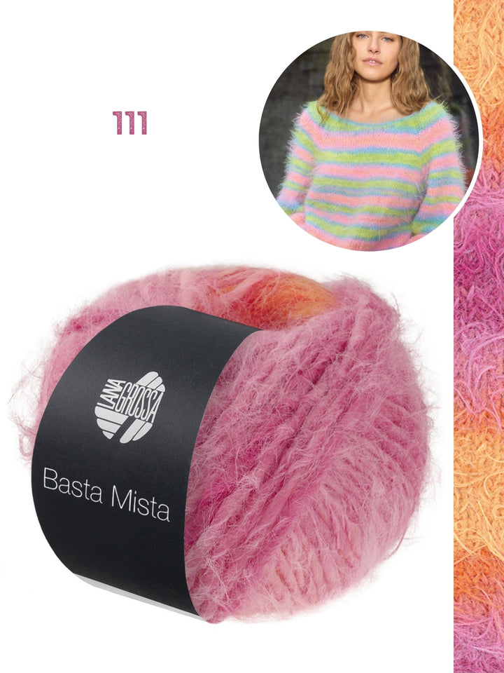 Strickpaket Basta Mista Raglanpullover - Top-down