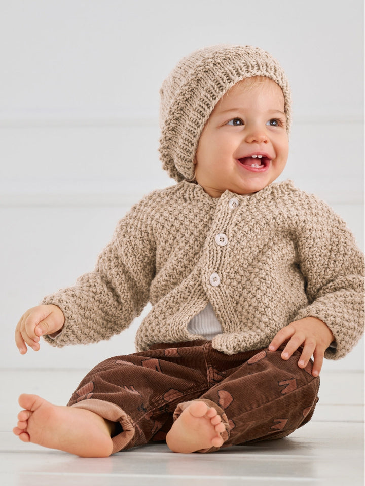 Strickpaket Cool Wool Superbig Weste + Mütze