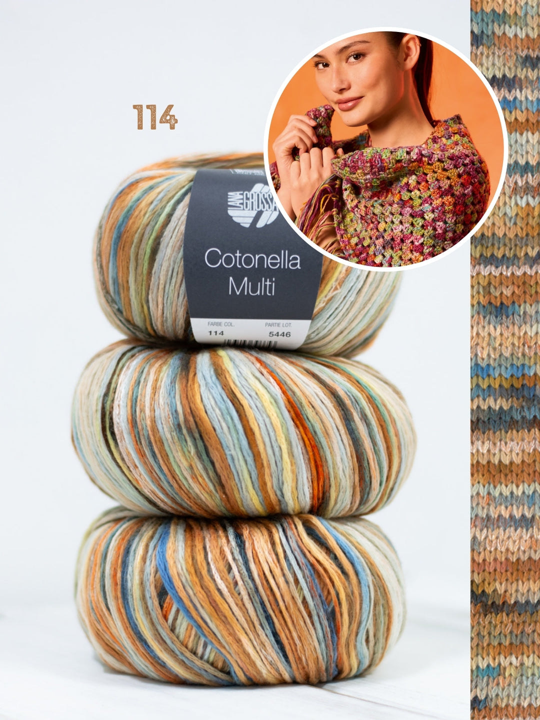Häkelpaket Cotonella Multi Dreieckstuch
