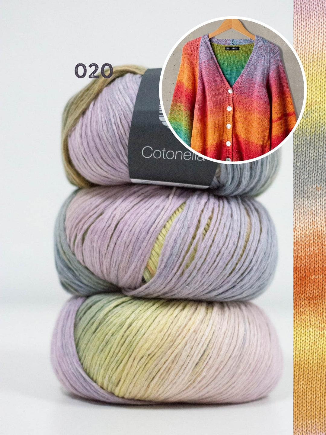 Strickpaket Cotonella Raglanjacke