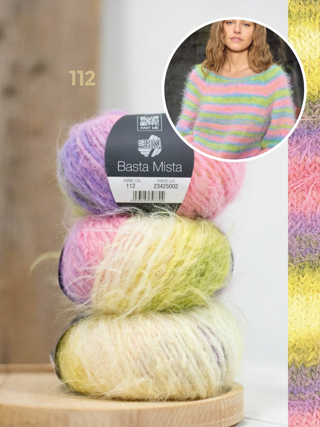 Strickpaket Basta Mista Raglanpullover