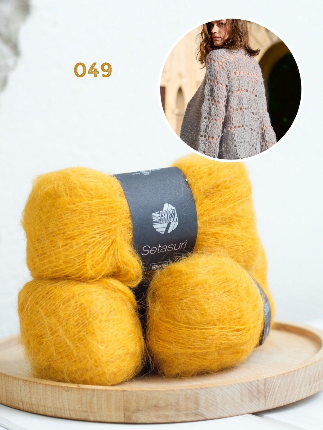 Häkelpaket Setasuri Granny Jacke