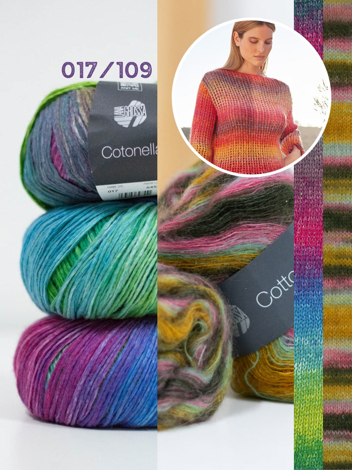 Strickpaket Cotonella Cottonhair Pullover