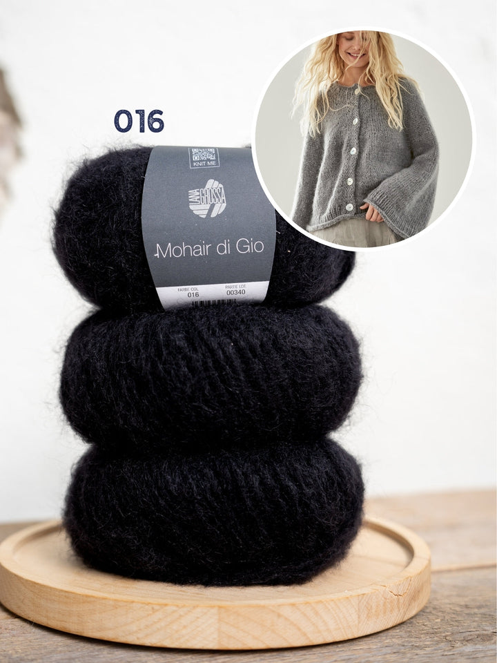 Strickpaket Mohair Di Gio Jacke – Top-down