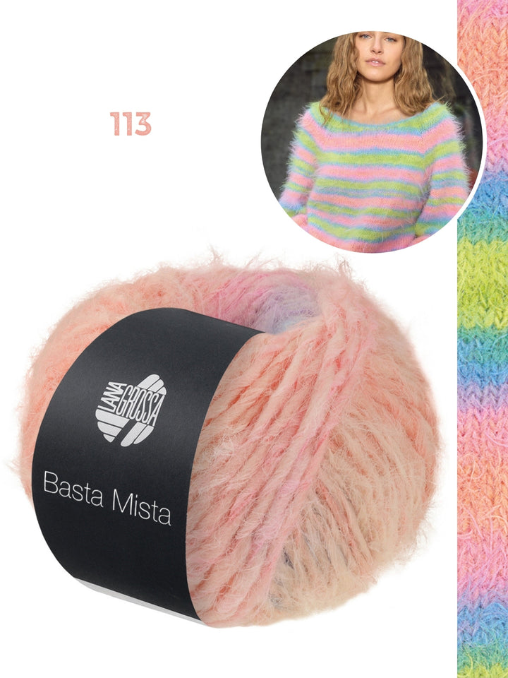 Strickpaket Basta Mista Raglanpullover - Top-down