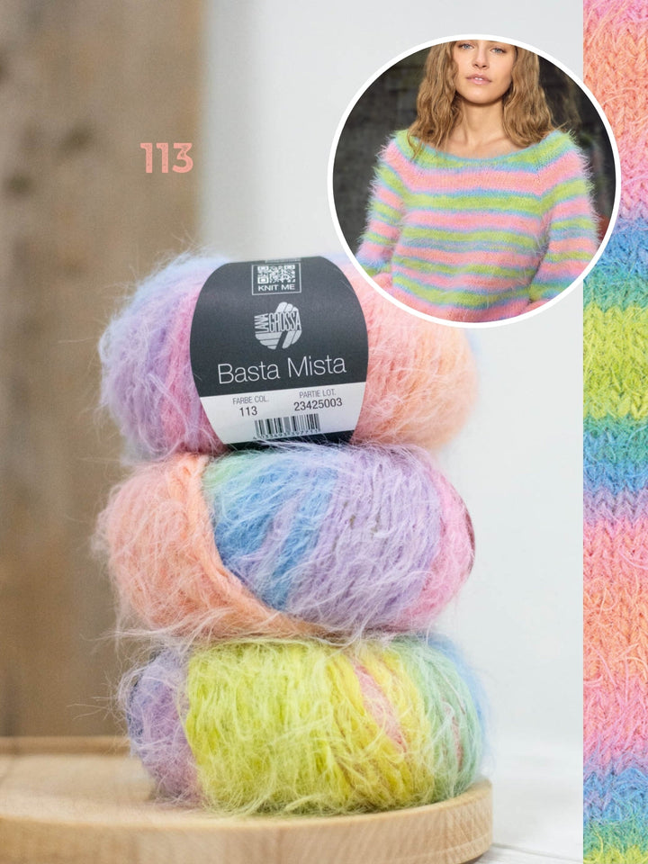 Strickpaket Basta Mista Raglanpullover