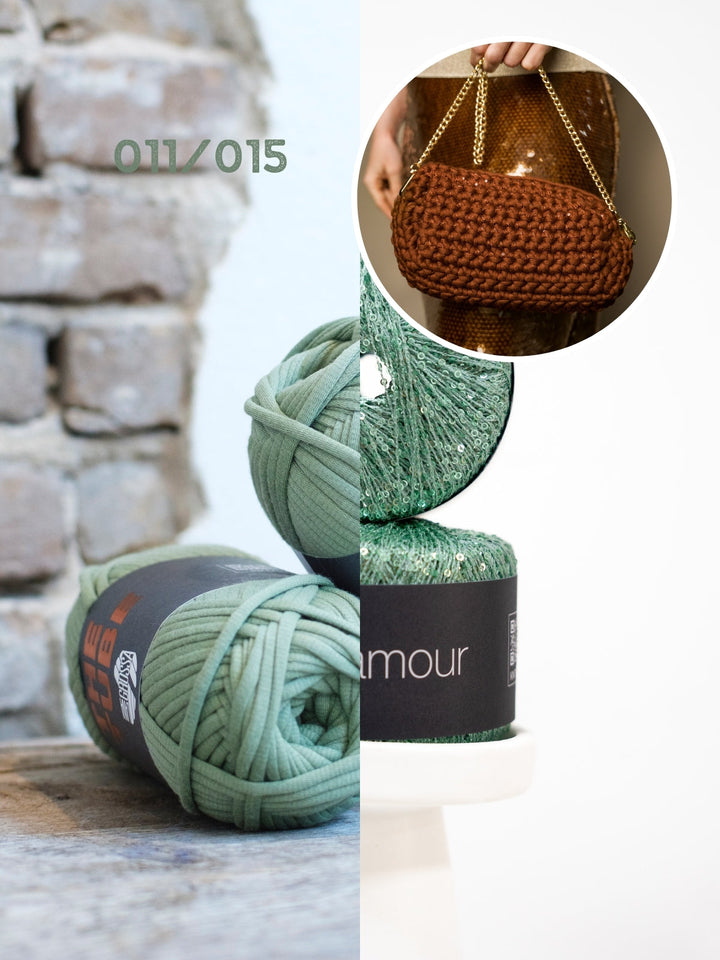 Häkelpaket The Tube Glamour Schultertasche