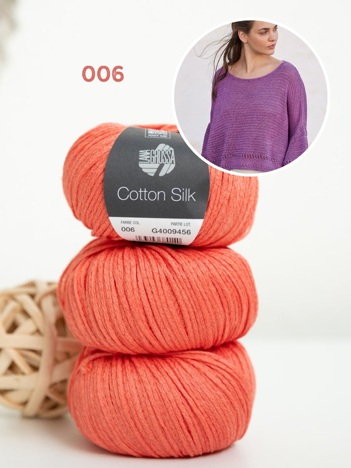 Strickpaket Cotton Silk Shirt